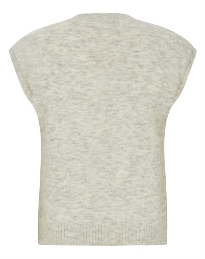 Soft Rebels - SRAllison V-neck Vest - Pumice Stone Melange